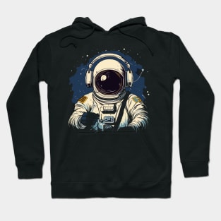 Astronaut Music Lover Vintage Hoodie